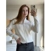 Кофтинка молочна на замку 261031